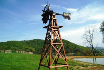 Wood Pond Aeration Windmills